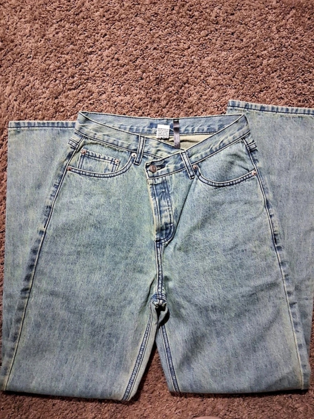 Identity Women's Straight Leg Jeans Blue Size 3
